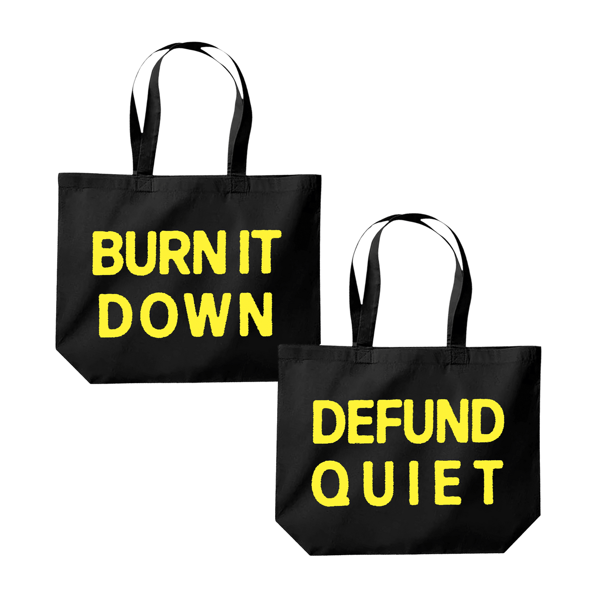 Defund Quiet Tote - Black